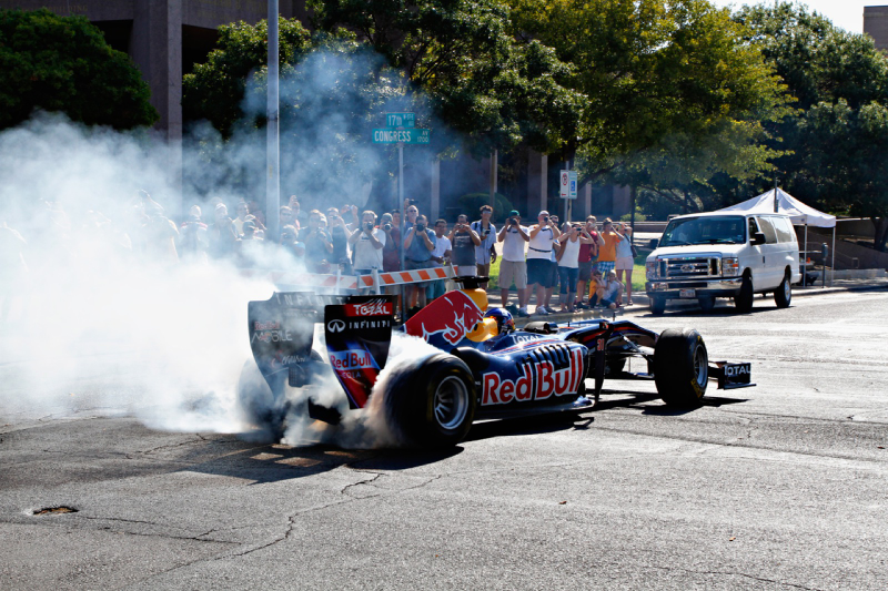 Illustration for article titled Red Bull Austin F1 David Coulthard Texas